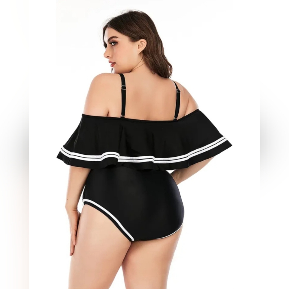 Women's one-piece swimsuit, plus size swimsuit with tummy control NEW - Picture 9 of 14